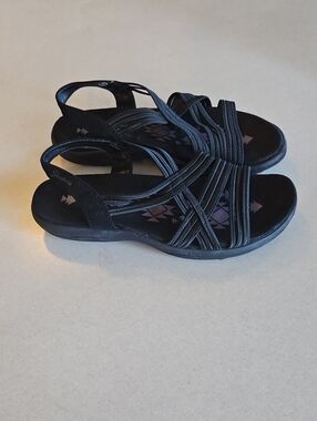 Skechers Black Reggae Sandals